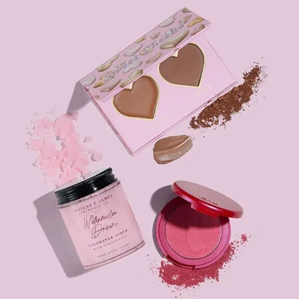 Beauty Bakerie Watermelon Dream Blush Duo - Pink and Brown